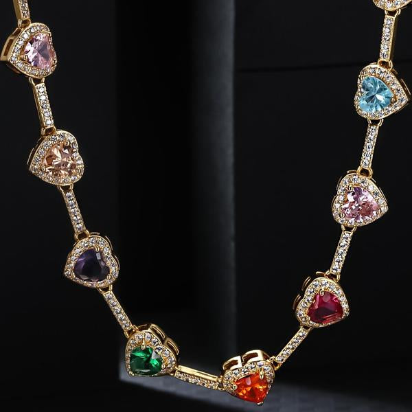 Collar De 14 Corazones