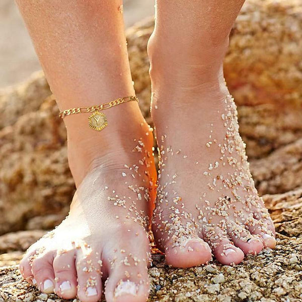 Tobillera Verano con Inicial Personalizada