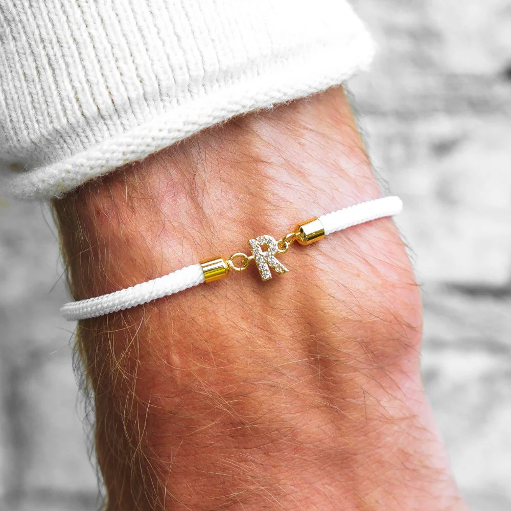Pulsera Ajustable con Inicial
