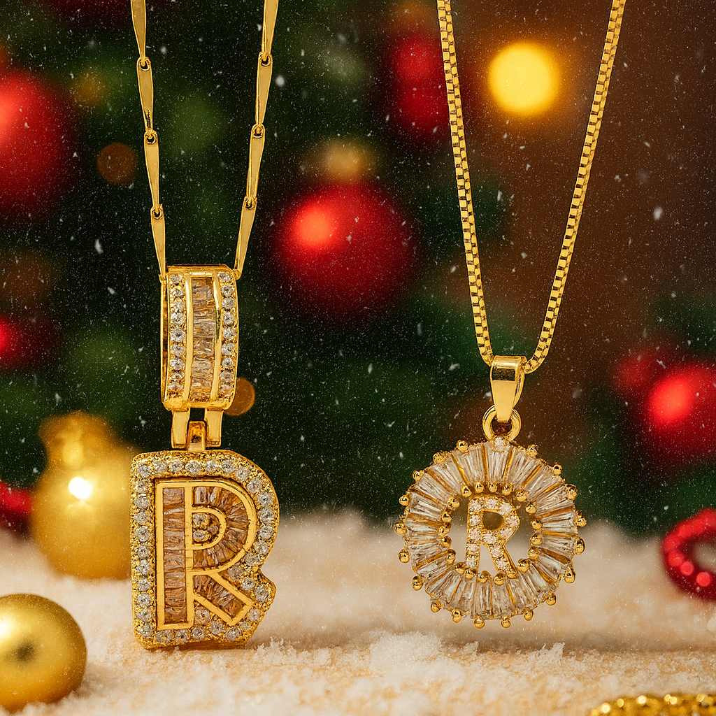 Collares con Inicial – Pack de 2 unidades