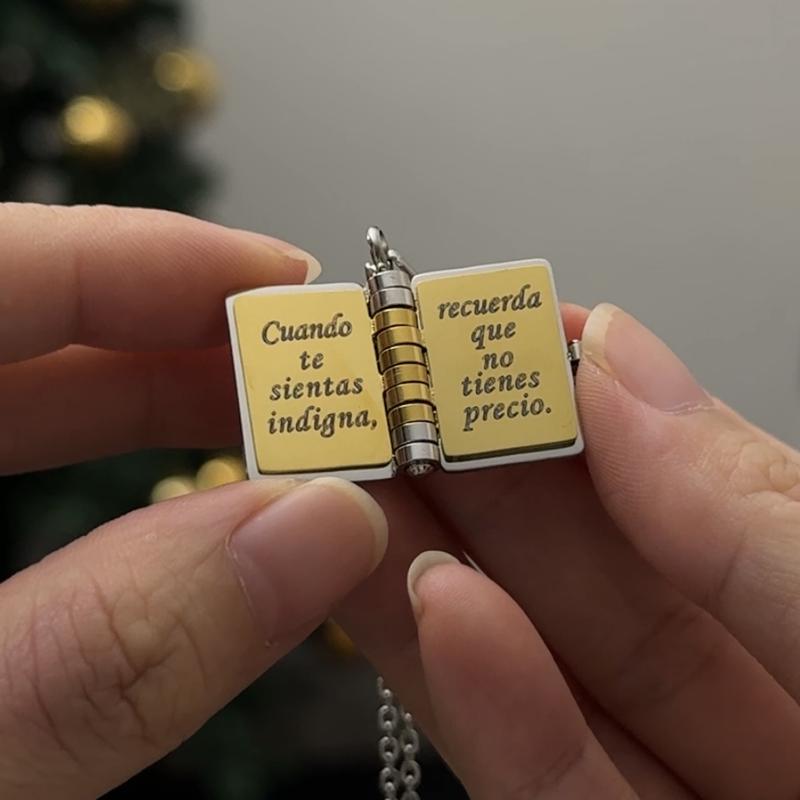 Collar con libro «Mi pequeña estrella» para mi hija