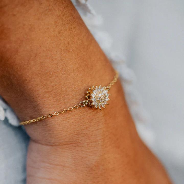 Pulsera Giratoria de Girasol