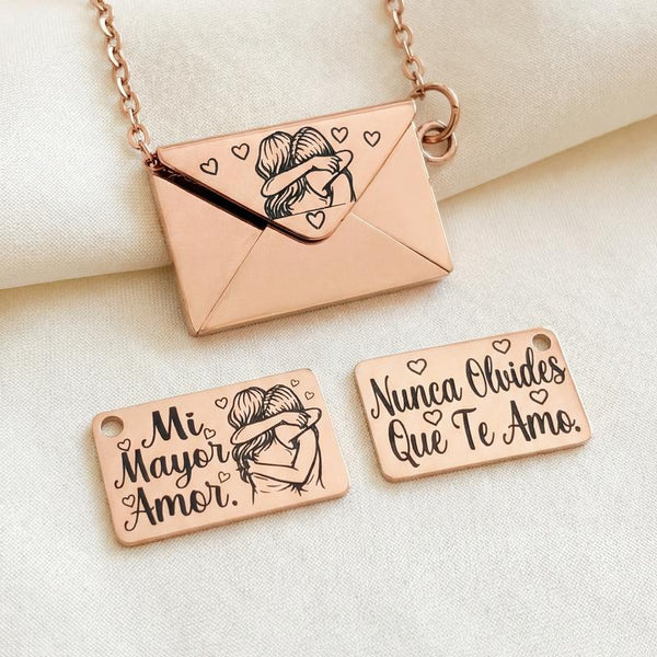 Collar Carta de Amor para Nietas