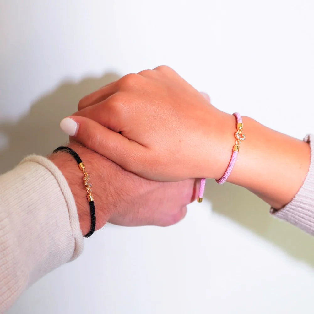 Pulsera Ajustable con Inicial