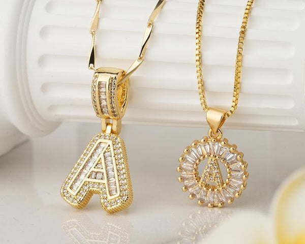Collares con Inicial – Pack de 2 unidades
