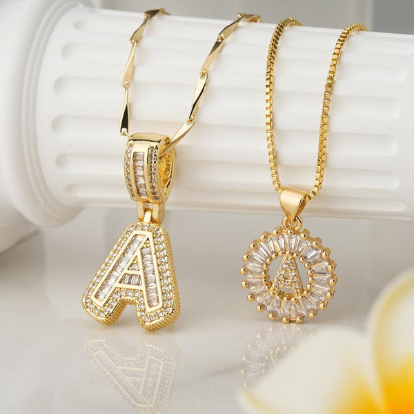Collares con Inicial – Pack de 2 unidades