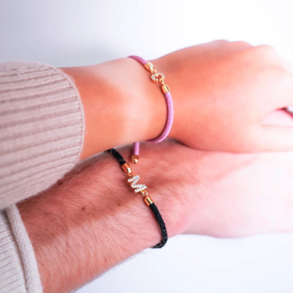 Pulsera Ajustable con Inicial