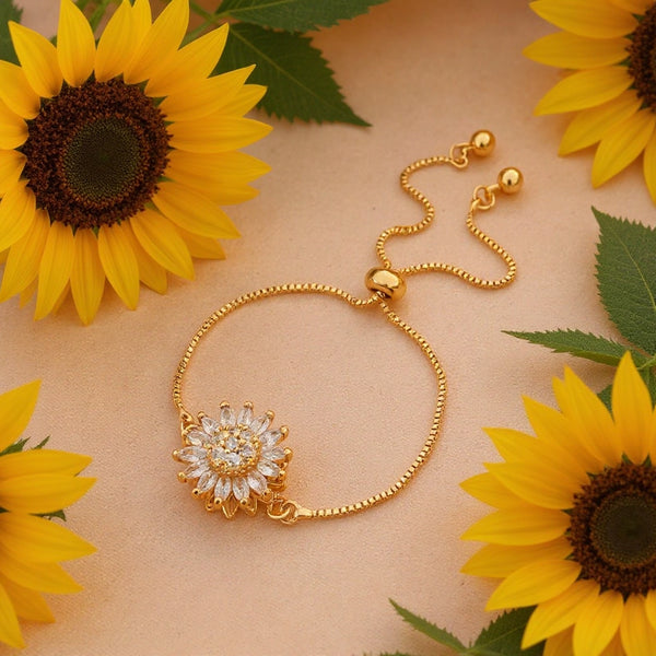 Pulsera Giratoria de Girasol