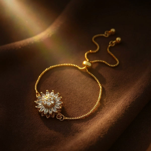 Pulsera Giratoria de Girasol