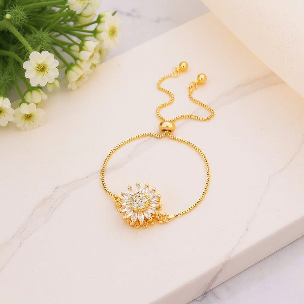 Pulsera Giratoria de Girasol