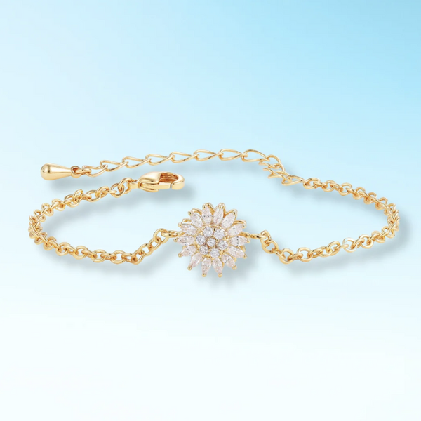 Pulsera Giratoria de Girasol