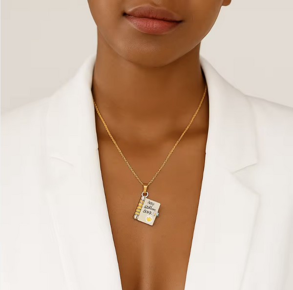 Collar con libro «Mi pequeña estrella» para mi hija