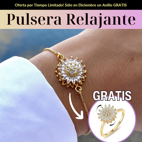 Pulsera Giratoria de Girasol