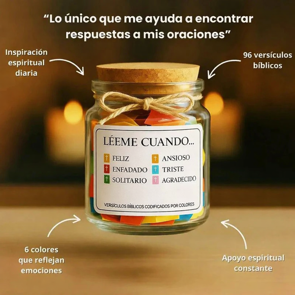 Tarro de Fe – Un Versículo para Cada Día