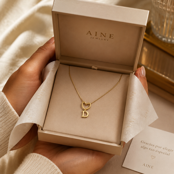 Collar de Corazón con Inicial