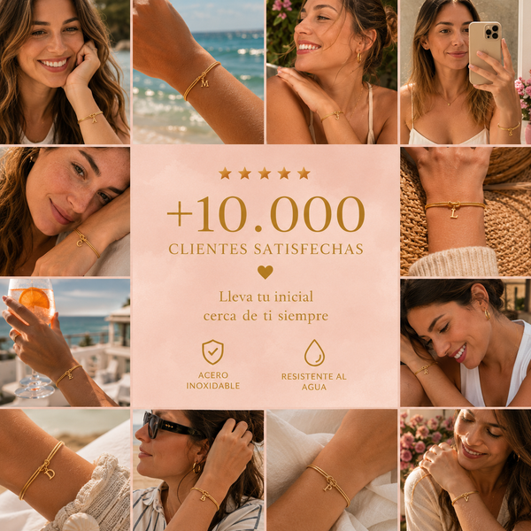 Pulsera Nudo Amor Con Inicial