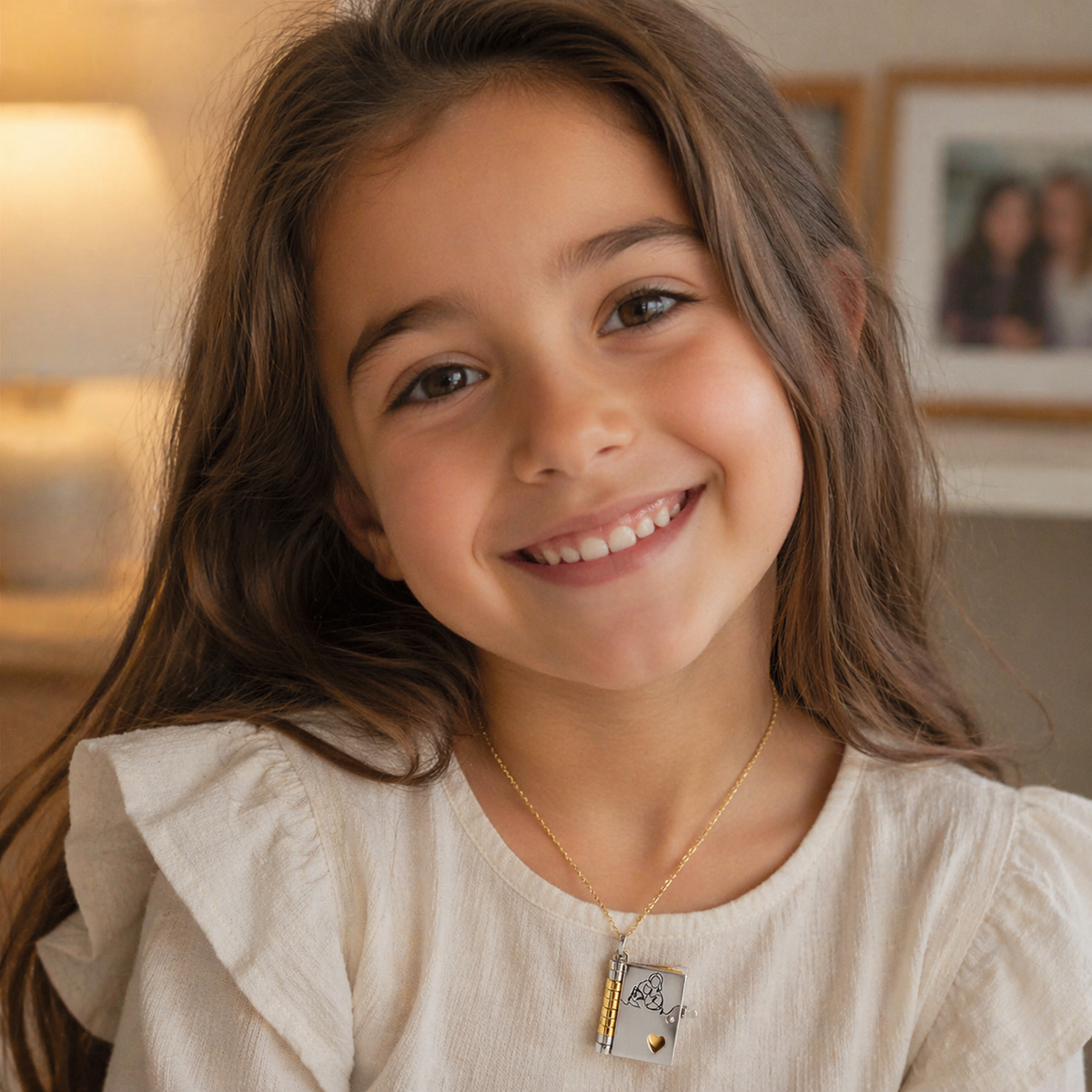 Collar libro Mi Pequeña Estrella para Mi Nieta