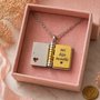 Collar con libro «Mi pequeña estrella» para mi hija