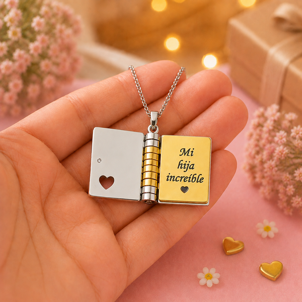 Collar libro Mi pequeña estrella para mi hija