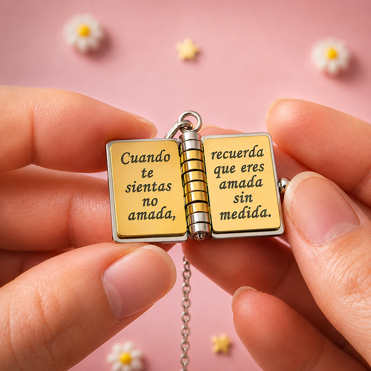 Collar libro Mi pequeña estrella para mi hija