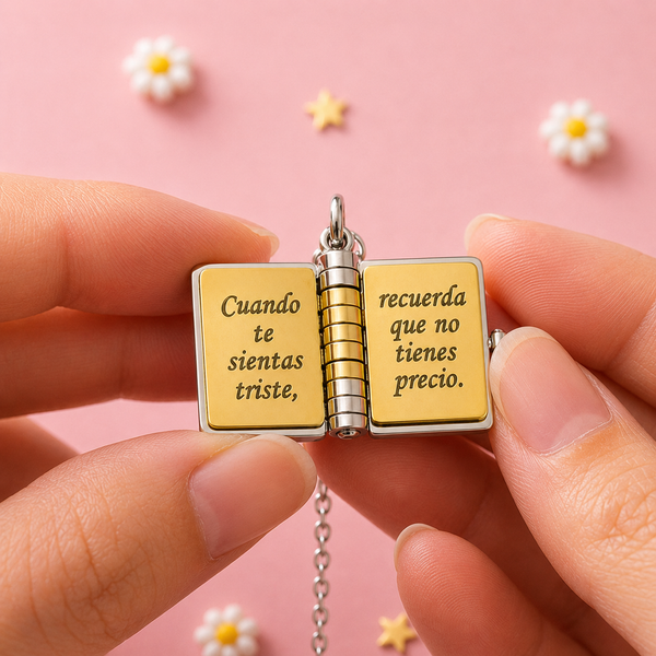 Collar libro Mi pequeña estrella para mi hija