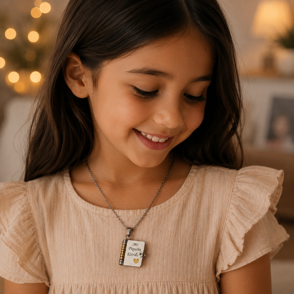 Collar libro Mi pequeña estrella para mi hija