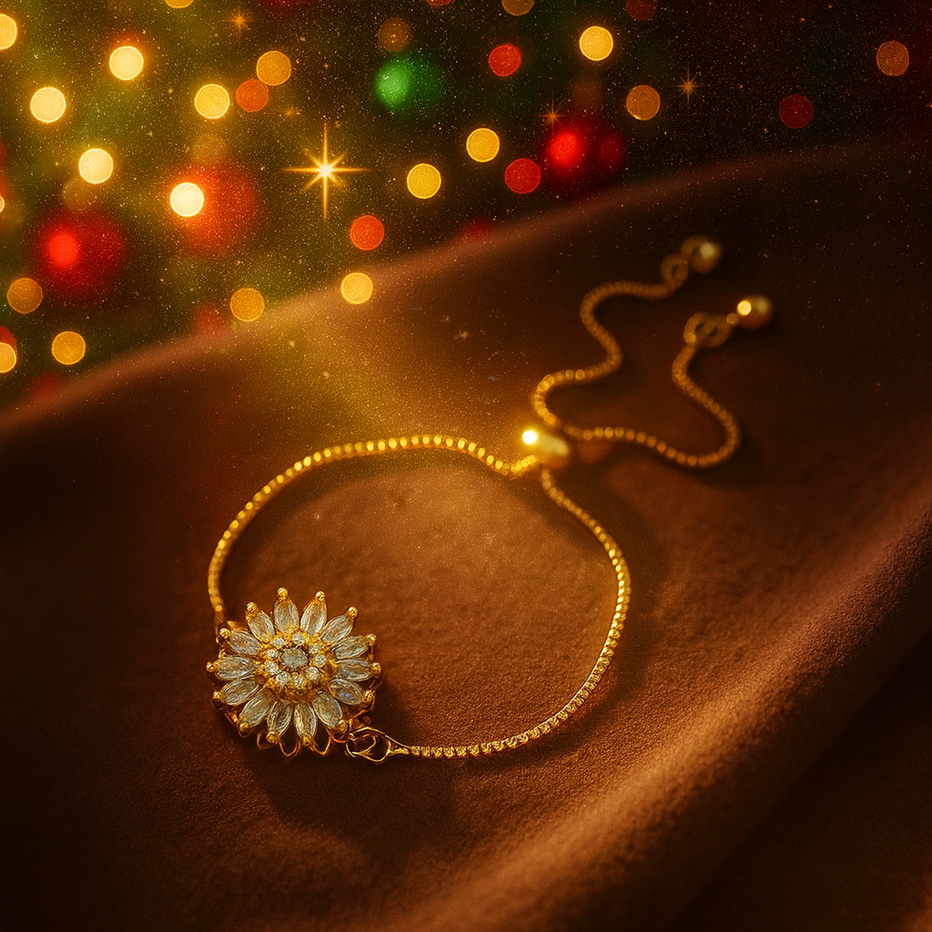 Pulsera Giratoria de Girasol