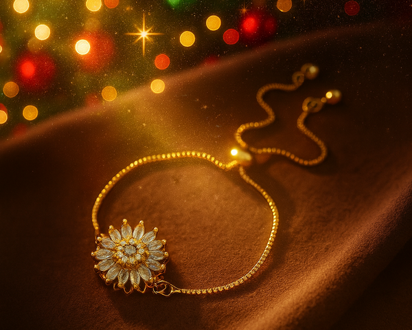 Pulsera Giratoria de Girasol