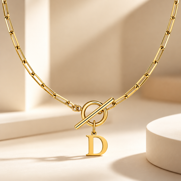Collar con Colgante Inicial Personalizada