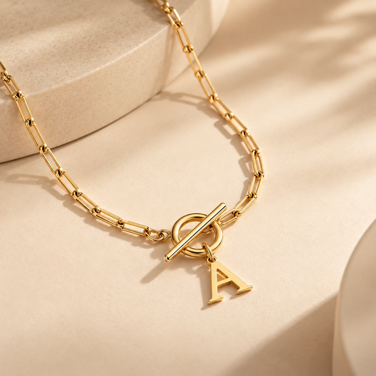 Collar con Colgante Inicial Personalizada