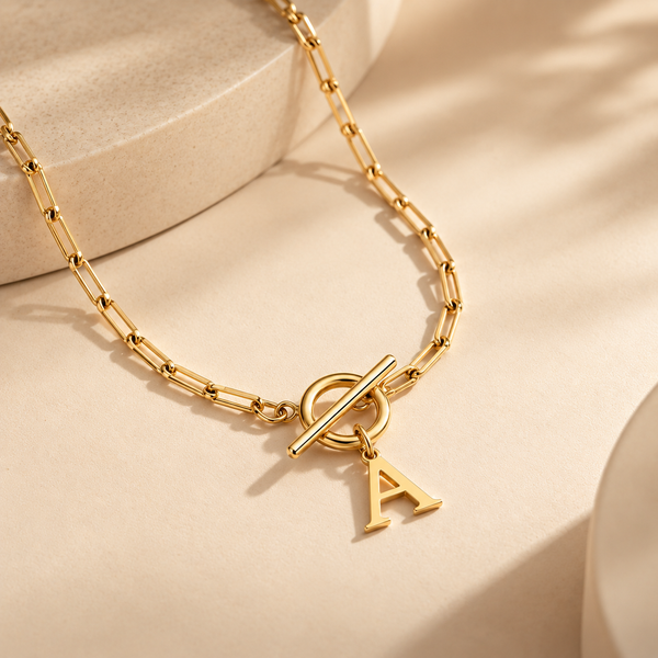 Collar con Colgante Inicial Personalizada