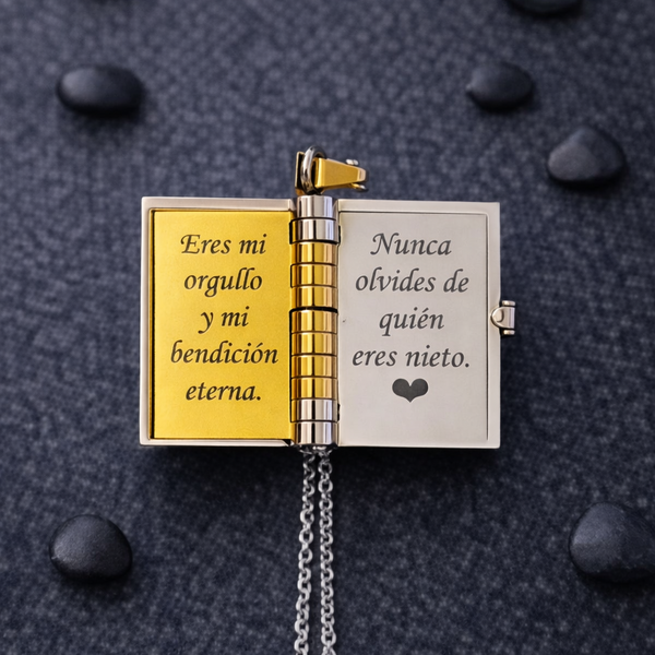 Collar libro para Mi Nieto