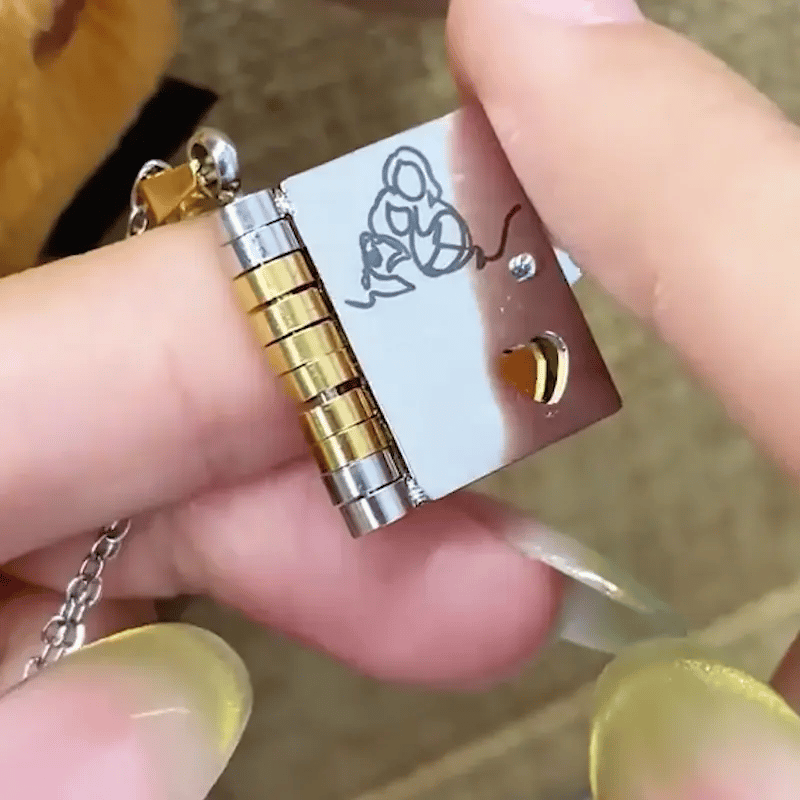 Collar libro Mi Pequeña Estrella para Mi Nieta