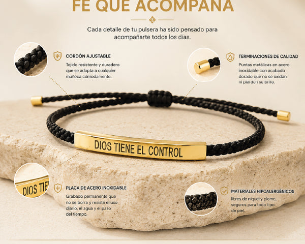 Pulsera Dios Tiene el Control