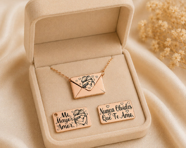 Collar Carta de Amor para Nietas