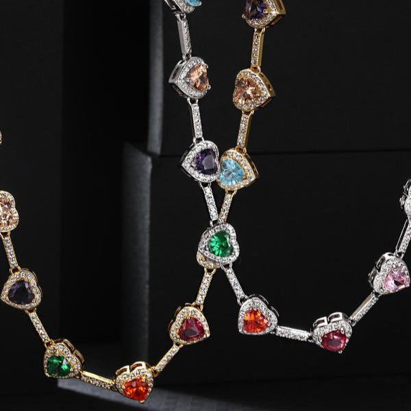 Collar De 14 Corazones