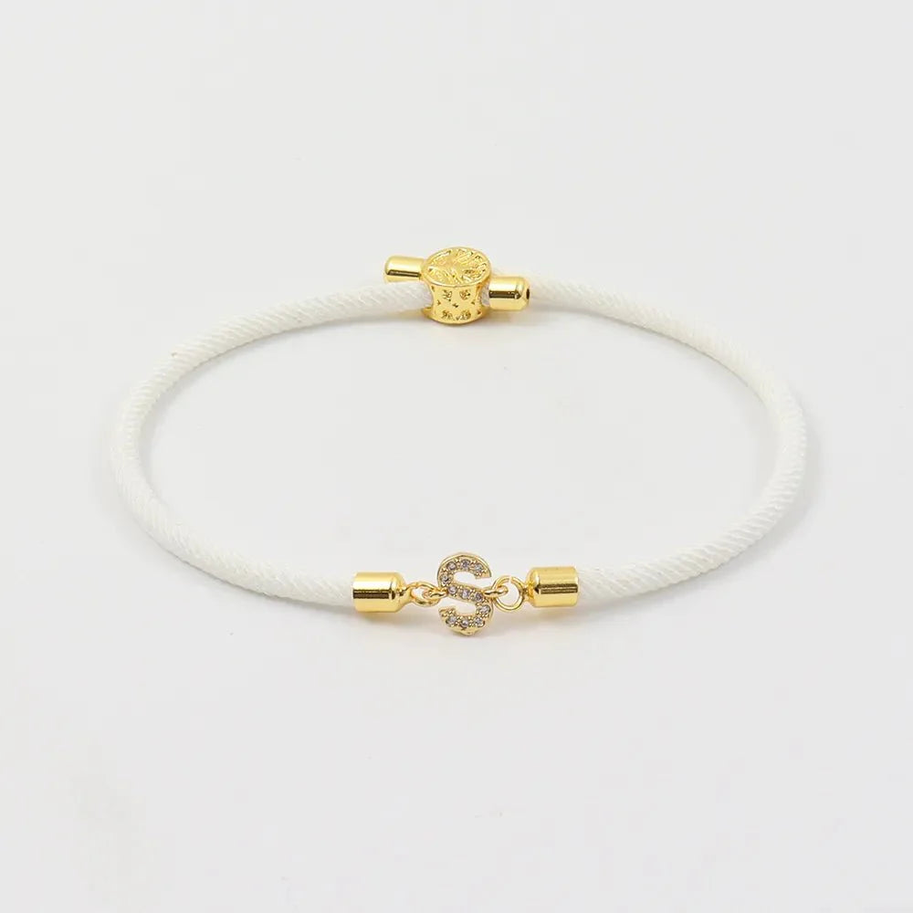 Pulsera Ajustable con Inicial