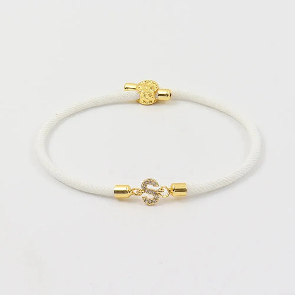 Pulsera Ajustable con Inicial