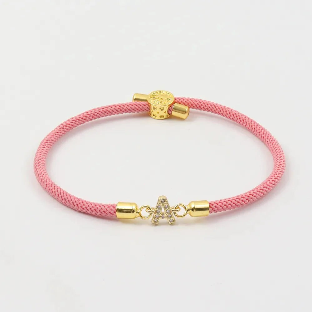 Pulsera Ajustable con Inicial