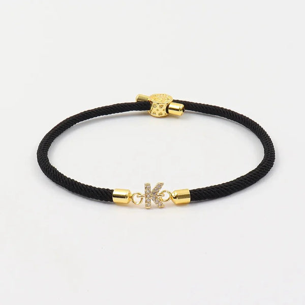 Pulsera Ajustable con Inicial