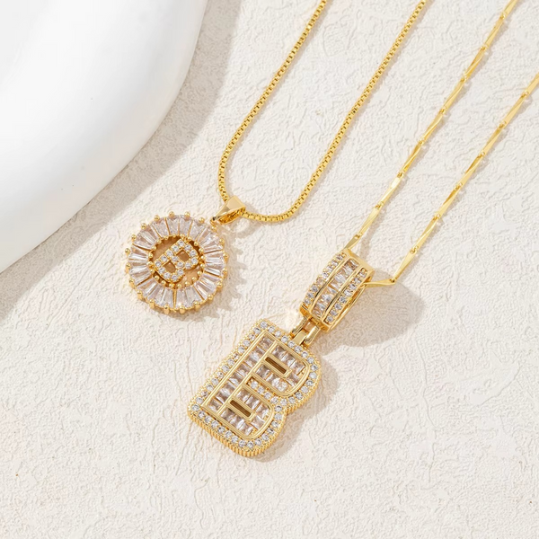 Collares con Inicial – Pack de 2 unidades