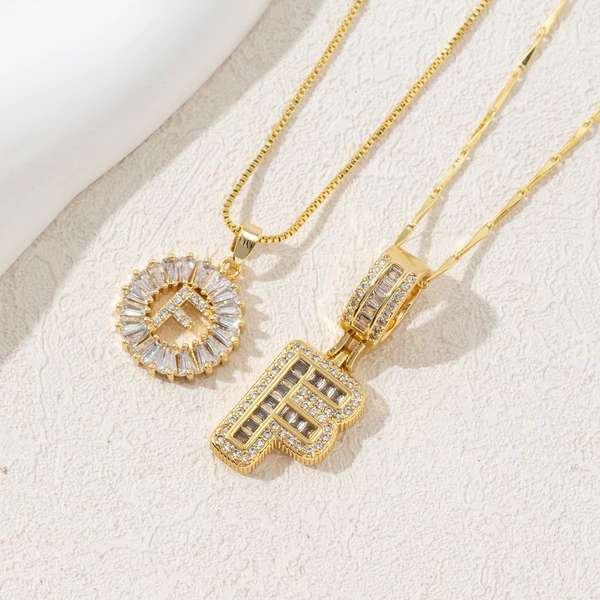 Collares con Inicial – Pack de 2 unidades