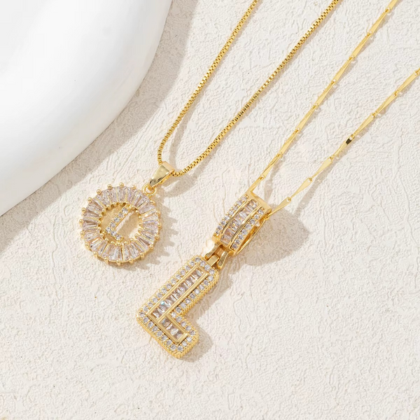 Collares con Inicial – Pack de 2 unidades