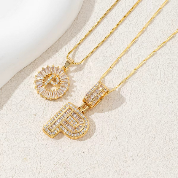 Collares con Inicial – Pack de 2 unidades