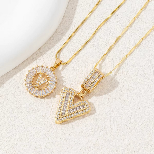 Collares con Inicial – Pack de 2 unidades