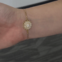 Pulsera Giratoria de Girasol